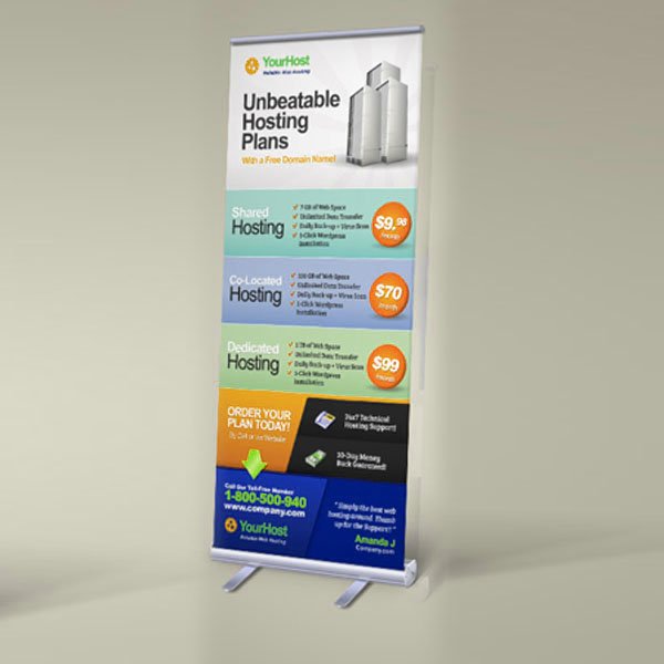 طباعة رول اب ستاند حسب الطلب