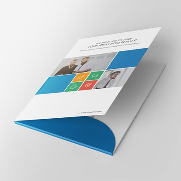 طباعة وتصميم فولدرات في الرياض