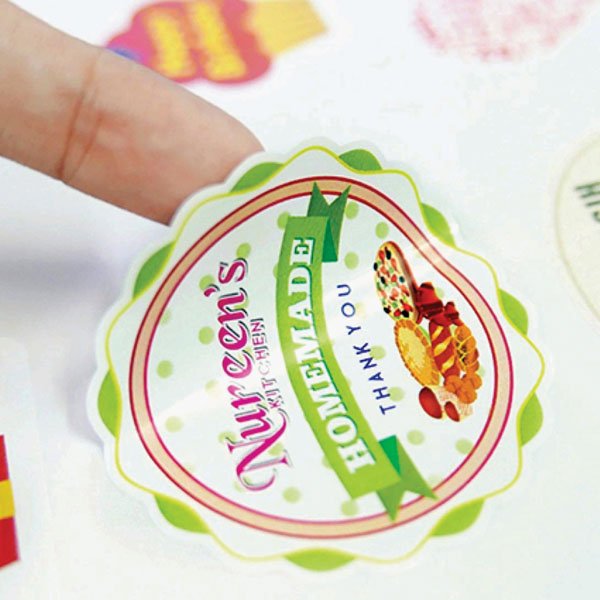 طباعة استيكرات لاصقة حسب الطلب