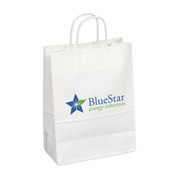 طباعة أكياس كرافت أبيض حسب الطلب