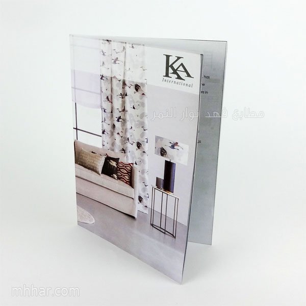 طباعة كتيبات أو كتالوجات