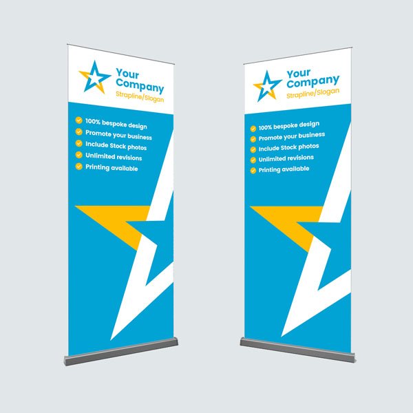 طباعة رول اب ستاند 