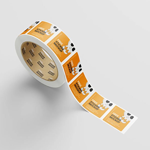 طباعة استكرات رول