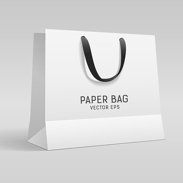 طباعة اكياس ورقية لون واحد