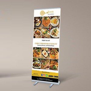 طباعة رول اب ستاند 