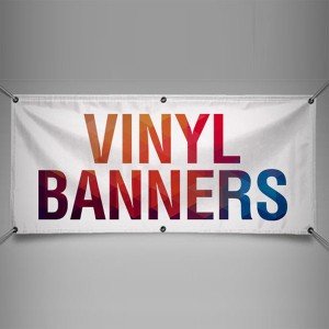 طباعة وتركيب بنرات حسب مع التصميم