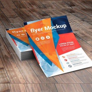 بروشور 5000 حبة, كوشيه لامع 130 غرام,مقاس  اي ثري مطوي