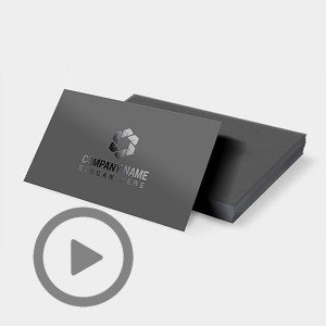 طباعة بزنس كارد مع يوفي سبوت UV