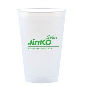 طباعة اكواب بلاستيكية لون واحد