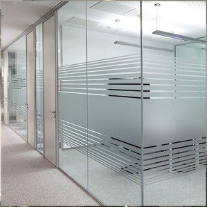 استكر زجاج ثلجي خطوط