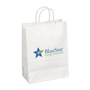 طباعة أكياس كرافت أبيض حسب الطلب