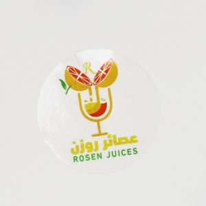 طباعة ستيكرات 1000حبة, شفاف