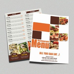 طباعة منيو مطاعم