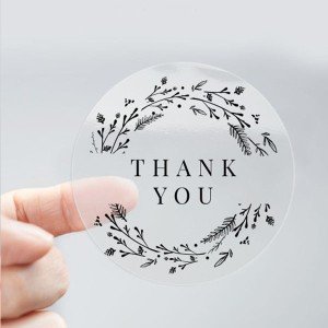 طباعة ستيكر شفاف حسب الطلب