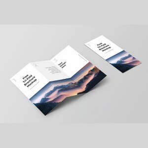 بروشور 1000 حبة, كوشيه لامع 130 غرام,مقاس  اي فور 