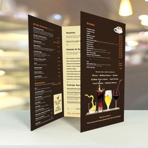 طباعة منيو مطعم